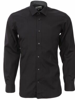Ted baker Endurance Men's Black Dress Shirt - Classic Button-Up. 16.5.  36/37